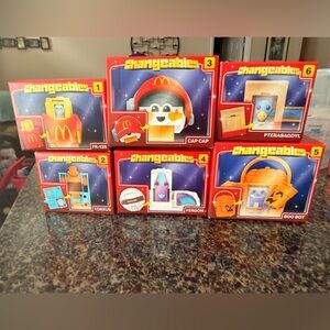 McDonald’s Changeables 2026 Lot of 6 Mcds Happy Meal, #1, 2, 3, 4, 5, 6